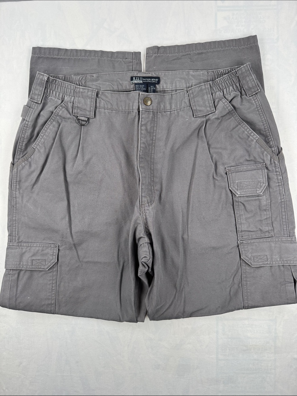 5.11 Tactical Men's Cargo Tactile Ring Stop Pants in Gray | 38x32